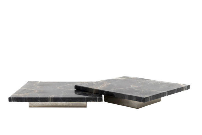 modular coffee table bakelite chromed metal 7