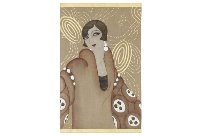 canvas art deco woman