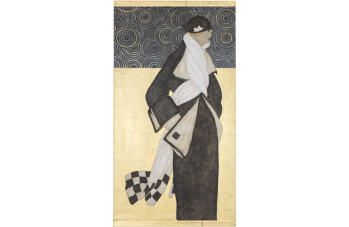 canvas art deco woman