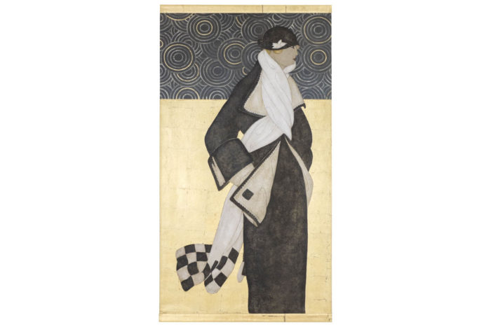 canvas art deco woman