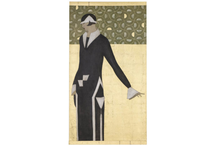 canvas art deco woman