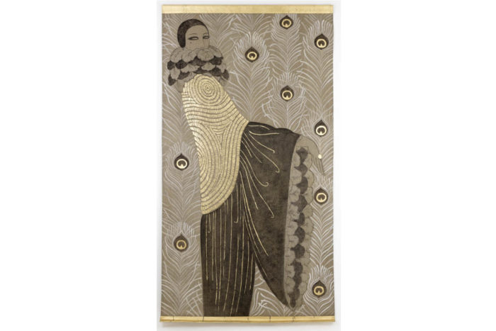 canvas art deco woman