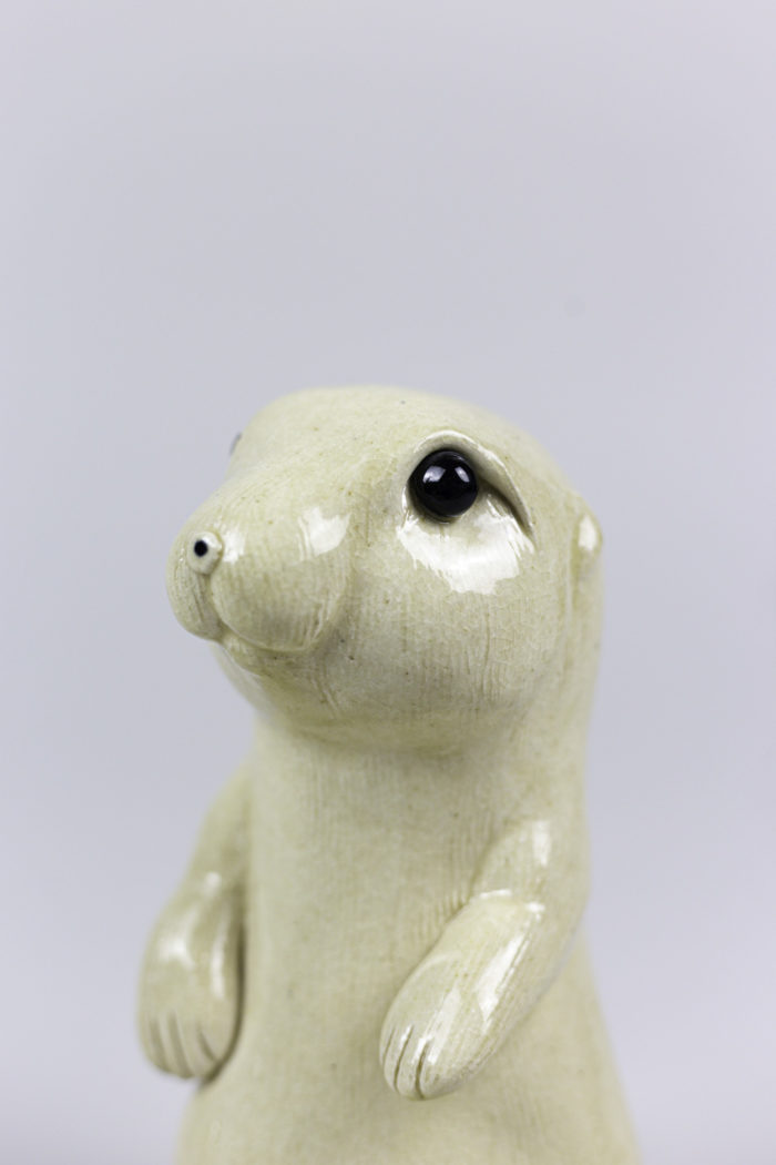 valérie courtet sculpture prairie dog head