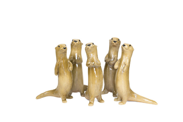 valérie courtet sculpture otters