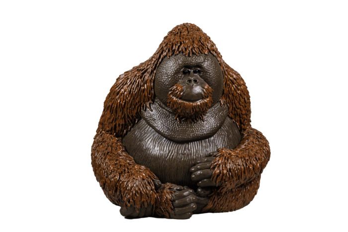 valérie courtet sculpture orangutan