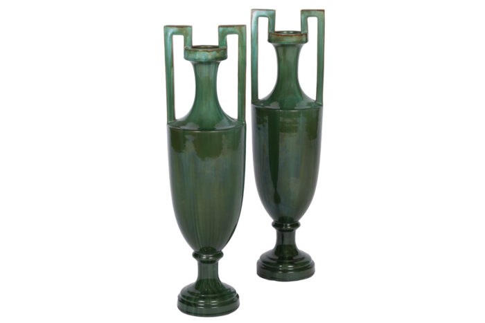 vases amphores céramique verte