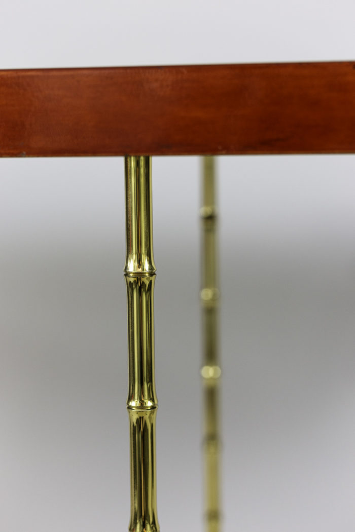 bernard dunand console laque bronze doré bambou