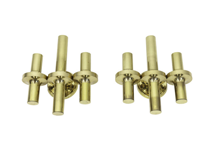 gaetano sciolari wall sconces gilt brass