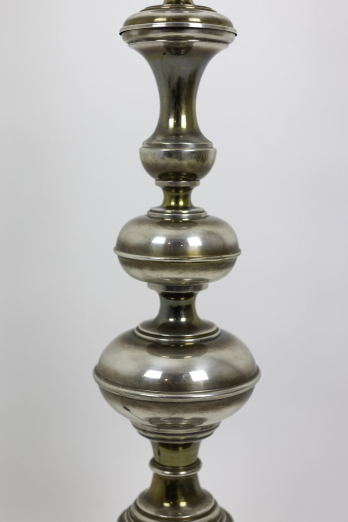 horse floor lamp silvered bronze chapelet