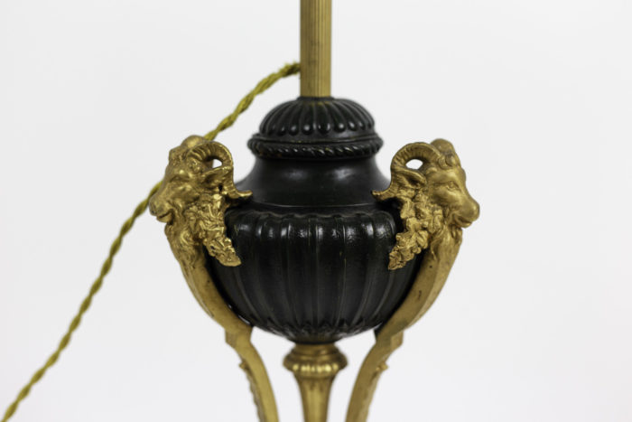 lampe style empire bronze cassolette