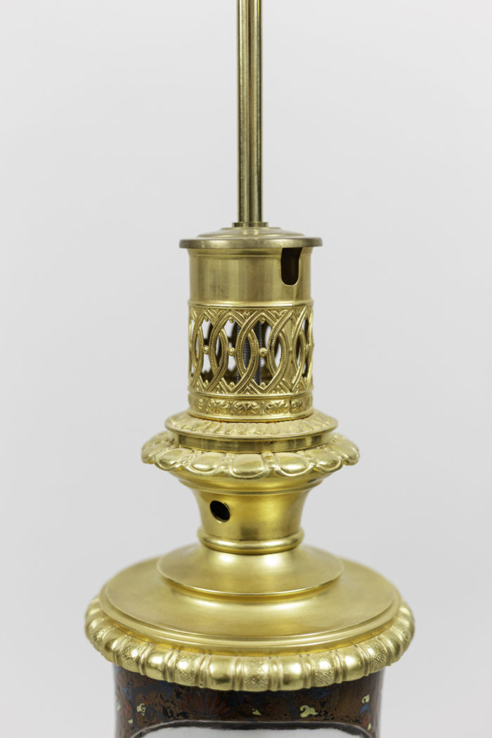 lamps japanese porcelaine gilt bronze mount