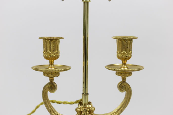 lampes style louis xvi bronze doré bras