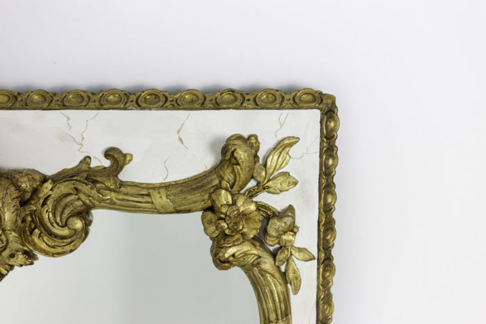 louis xv style mirror rocaille decor