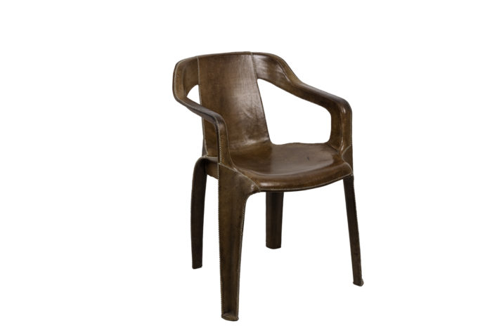 sol&luna armchair brown leather