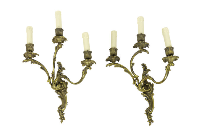 appliques style louis xv bronze doré