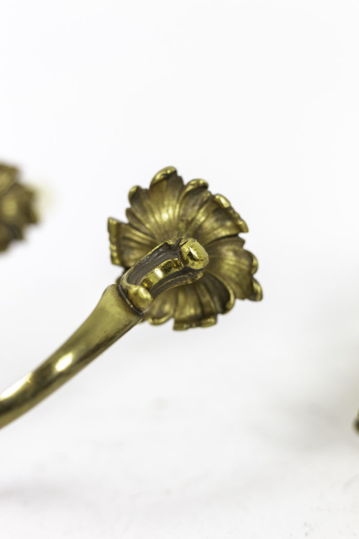 louis xv style wall sconces gilt bronze cup