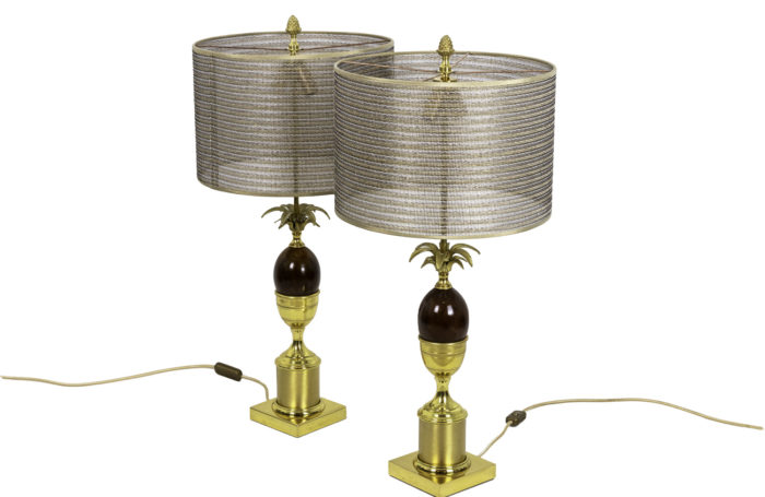 egg lamps bakelite gilt bronze