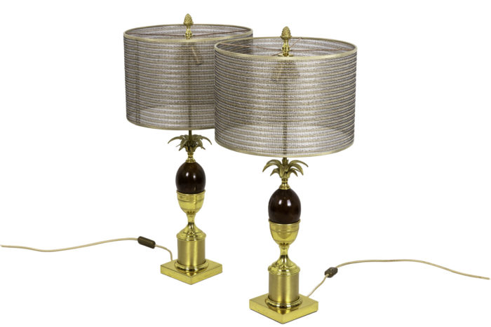 egg lamps bakelite gilt bronze