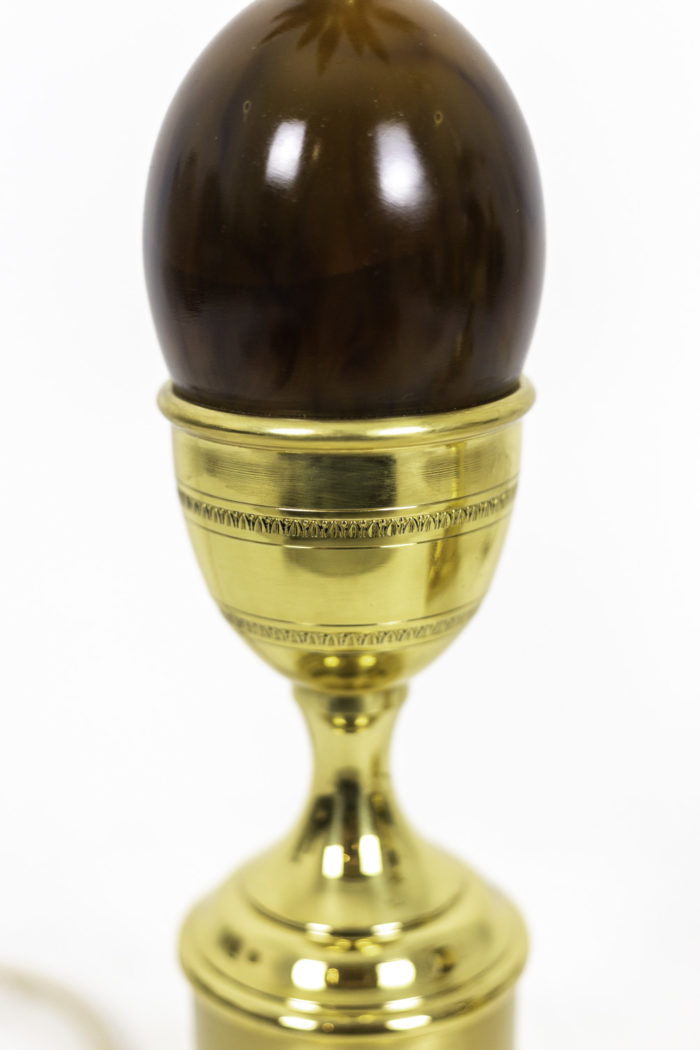 egg lamps bakelite gilt bronze cup