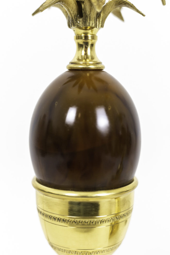 egg lamps brown bakelite gilt bronze