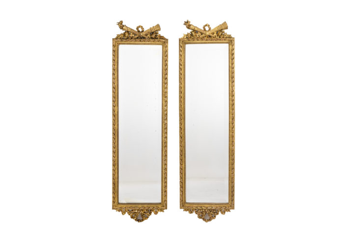 miroirs style louis xvi bois doré