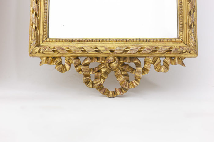 louis xvi style mirrors gilt wood knot
