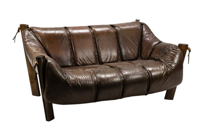 percival lafer sofa MP-211 leather rosewood