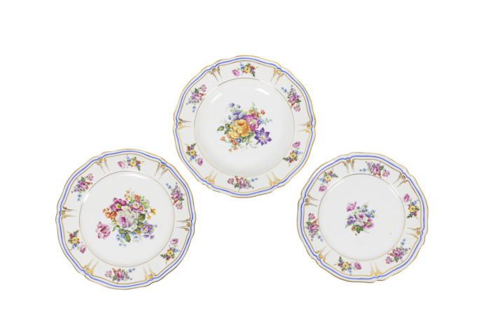 set limoges porcelaine pallas france plates