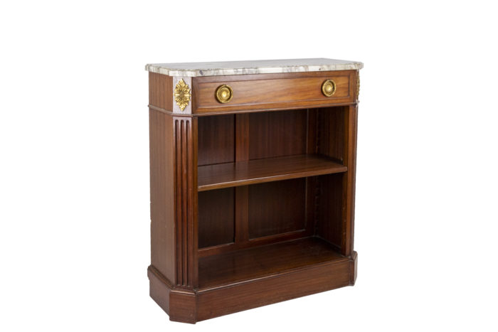 louis xvi style bookshelf mahogany
