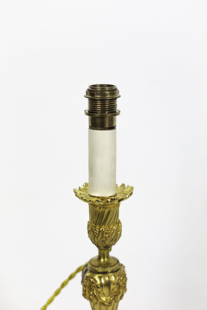 transition style candleholders gilt bronze lamp