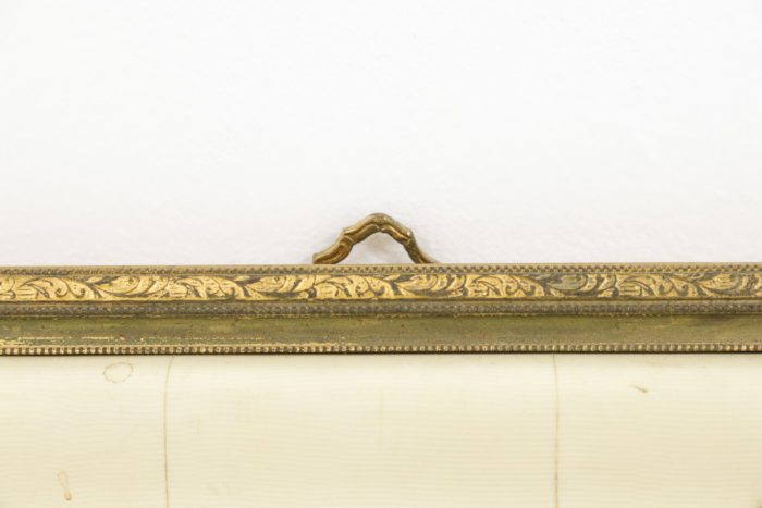 cadre photo style louis xiv ivoire bronze doré frise