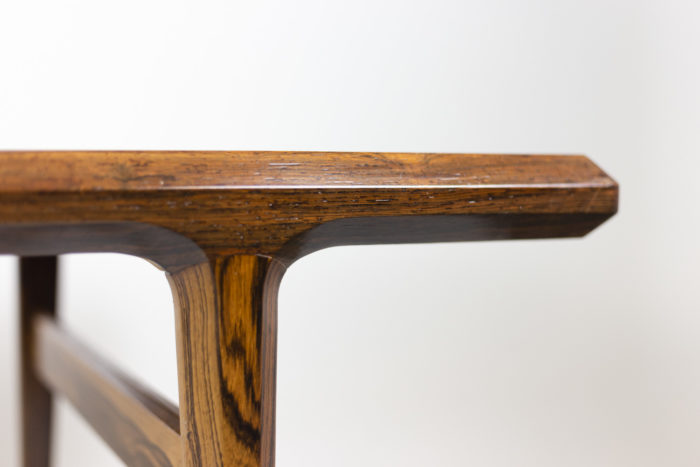 johannes andersen coffee table rosewood detail