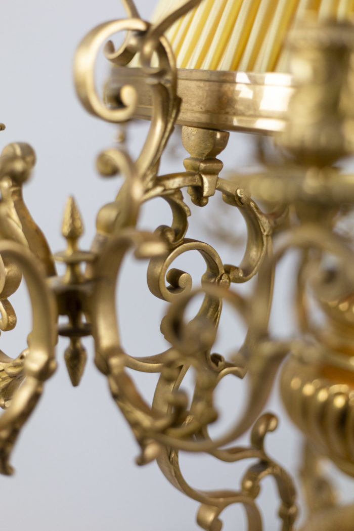 napoleon iii chandelier gilt bronze scrolls