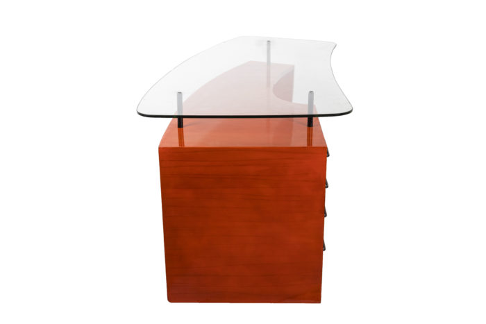Lacquered wood desk 3