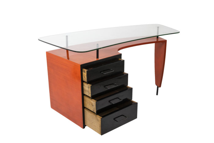 Lacquered wood desk 2