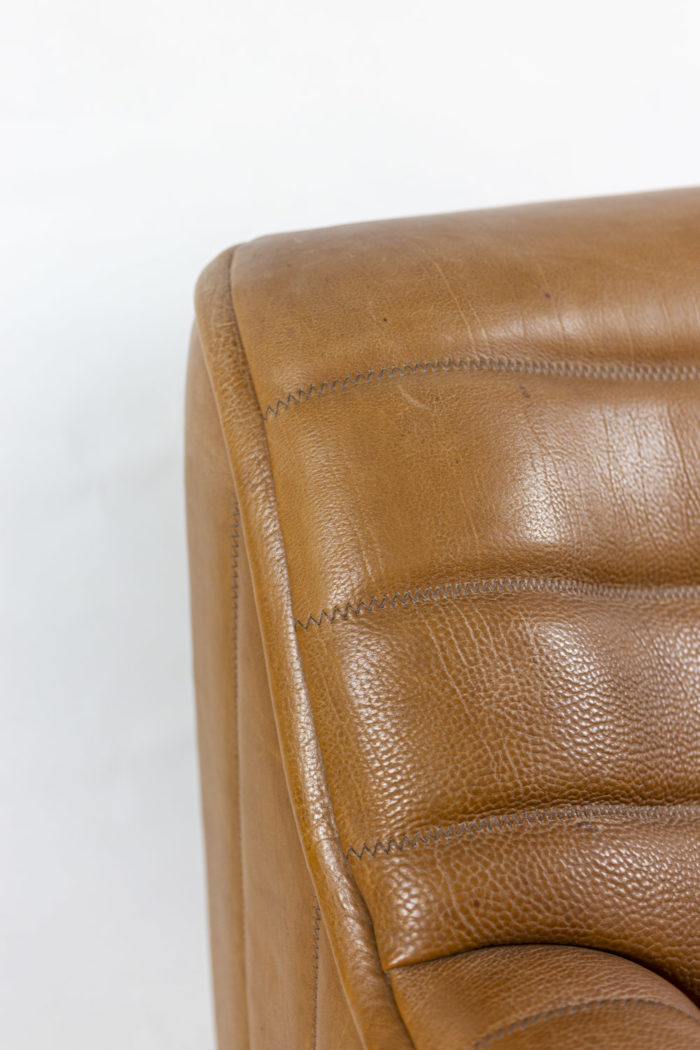 de sede ds46 armchairs brown leather detail