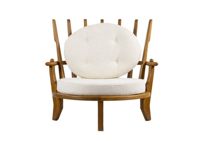guillerme and chambron oak armchair face