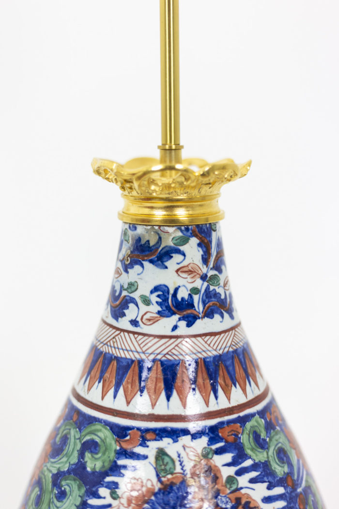 lamps delftware gilt bronze