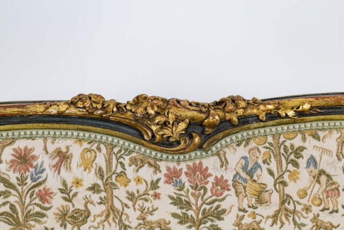 Canapé style Louis XV décor 1