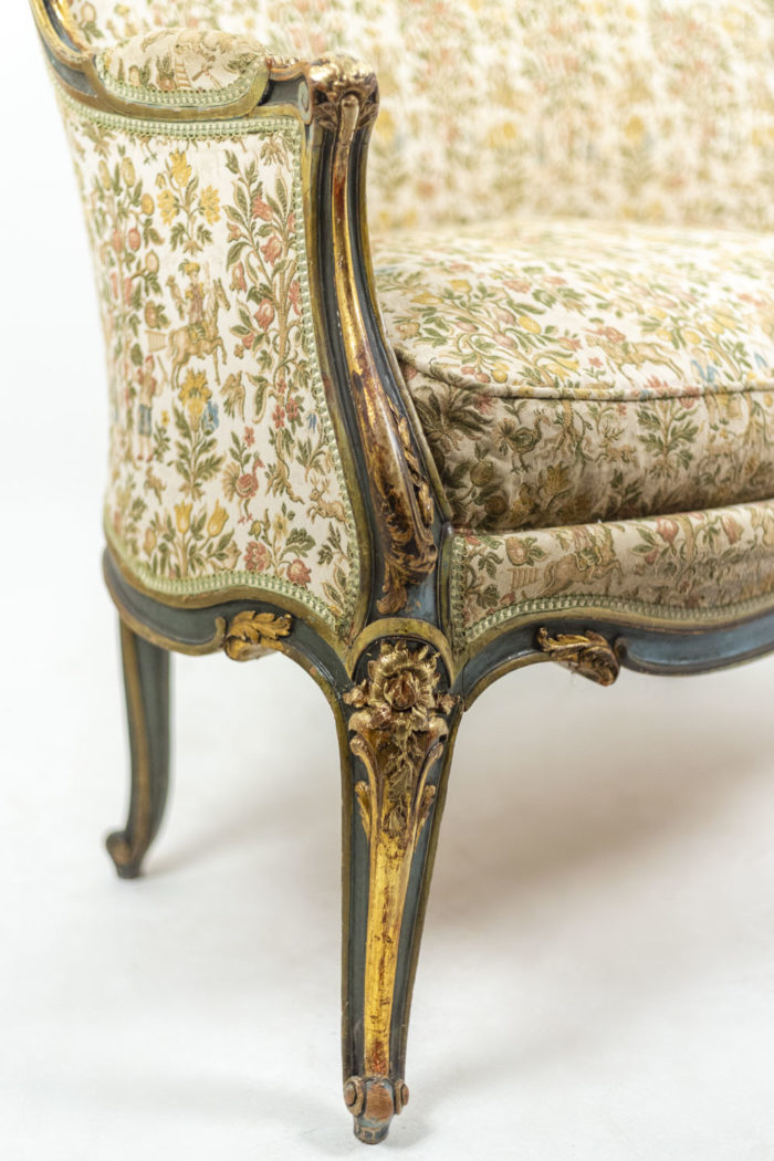 Canapé style Louis XV pied