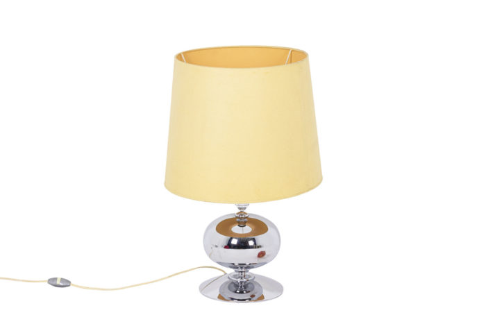 Lampe inox années 70