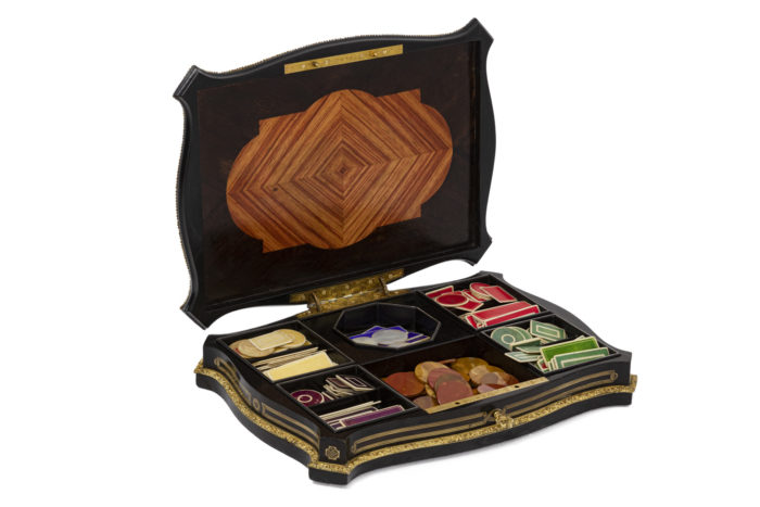 Coffret, vu d'ensemble jetons