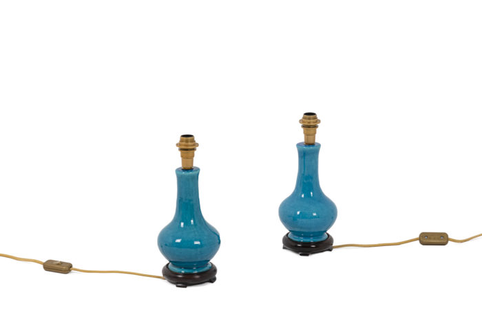 Pol Chambost, Pair of lamps in ceramics 7