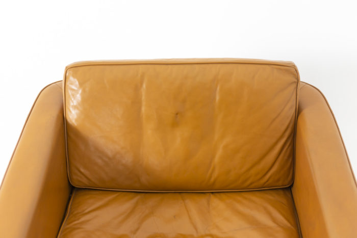 Horst Brüning, pair of armchairs in leather 7