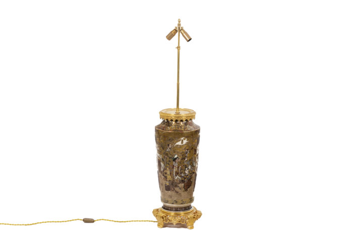 Lamp in Satsuma earthenware 6