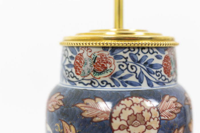 Pair of lamps in Imari porcelain 4