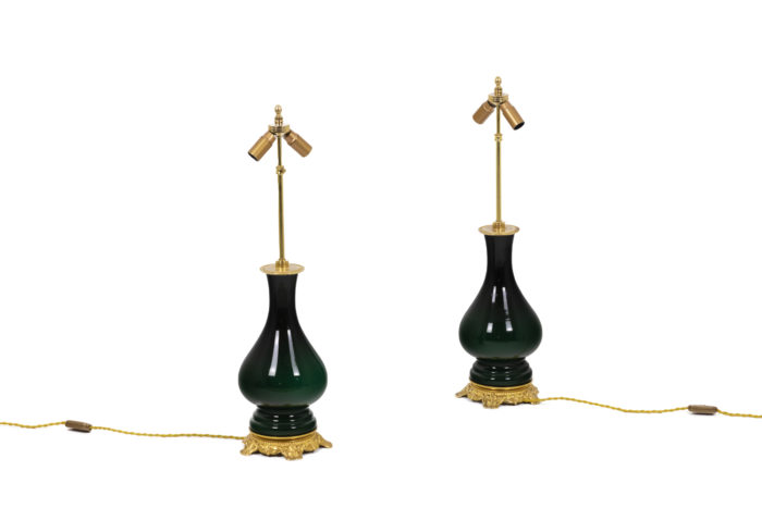 Pair of green lamps 2