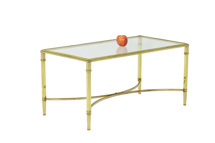 Coffee table in solid and gilt bronze 2