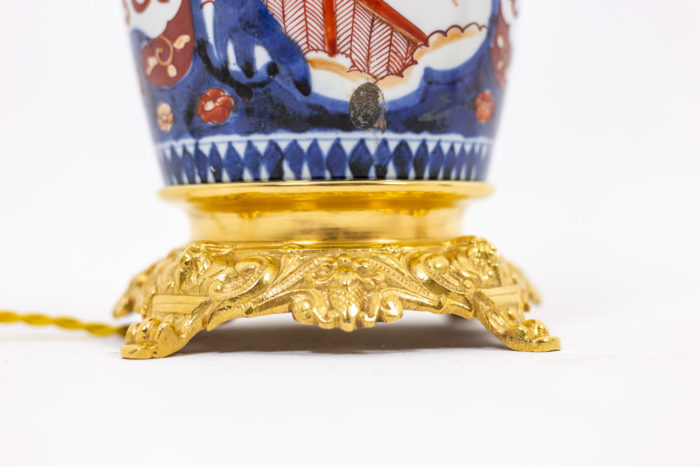 Pair of lamp in Imari porcelain 4
