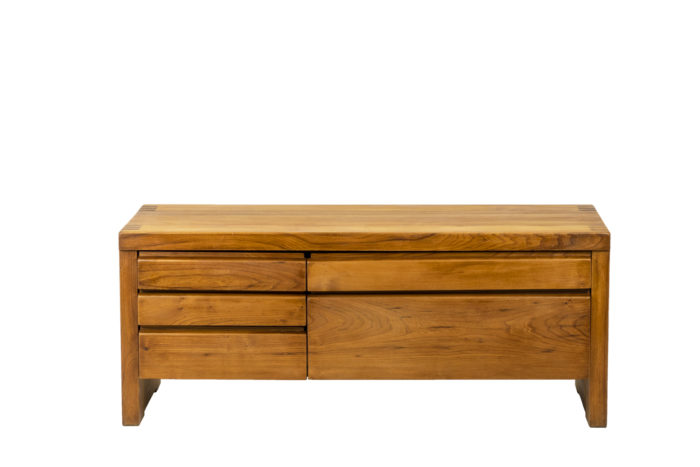 Pierre Chapo, Low cabinet in natural elm 12